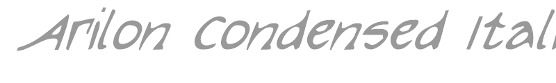 Arilon Condensed Italic